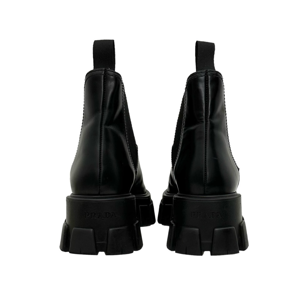 Prada Black Platform Chelsea Boots - Picture 7 of 11